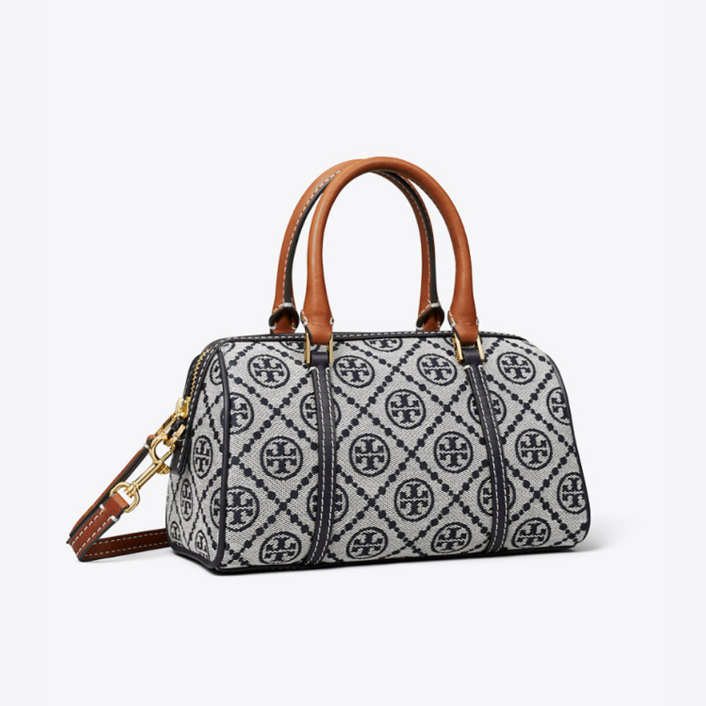 Tory Burch Monogram Mini Barrel Bag