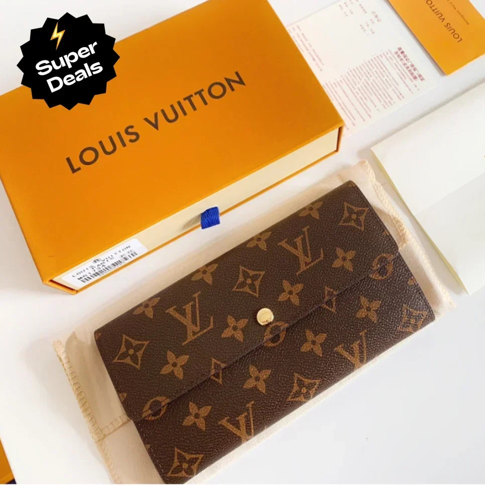 LV Monogram Sarah Long Wallet